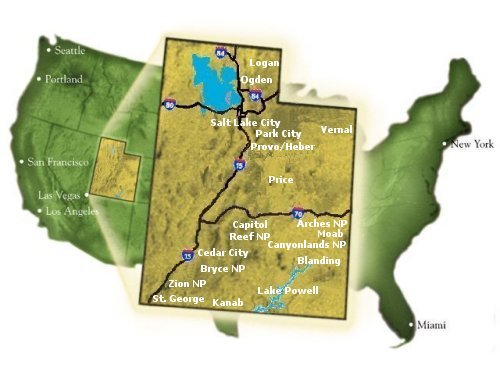 Map of Utah